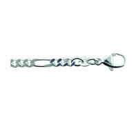 Armband ADELIA´S "19 cm Figaro Armband 925 Silber", silber, Armbänder, Damen, 19cm, Silber 925 (Sterlingsilber), Armband, Silberarmband (77191749-0) silber