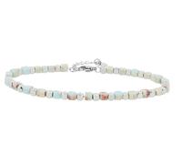 Armband ADELIA´S "Armband aus Edelstahl mit Aventurin 18,5+3 cm", silber, Armbänder, Damen, 22cm, Edelstahl, Armband, Ein kleines Geschenk mit großer Wirkung (21968700-0) silber
