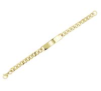 Armband ADELIA´S "Armband - Panzerarmband aus Edelstahl 18 cm", gold, Armbänder, Damen, 18cm, Edelstahl, Armband, Geschenkidee: zeitlos und vielseitig (67612753-0) gold