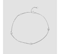 Armband ADELIA´S "Armband - Stern aus Edelstahl 22 cm", silber, Armbänder, Damen, 22cm, Edelstahl, Armband, Zum Verschenken an Menschen, die Ihnen am Herzen liegen (64719643-0) silber