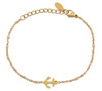 Armband ADELIA´S "Damen Armband aus Edelstahl 15 cm", gold, Armbänder, Damen, 15cm, Edelstahl, Armband, Zum Verschenken - passend für viele Anlässe (15833625-0) gold