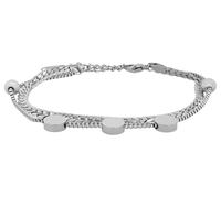 Armband ADELIA´S "Damen Armband aus Edelstahl 18+3 cm", silber, Armbänder, Damen, 21cm, Edelstahl, Armband, Ein Geschenk, das Freude macht (32178602-0) silber