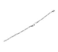 Armband ADELIA´S "Damen Armband aus Edelstahl 18 cm", silber, Armbänder, Damen, 18cm, Edelstahl, Armband, Perfekt als Geschenk zum Valentinstag (26684655-0) silber