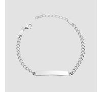 Armband ADELIA´S "Damen Armband - Panzerarmband aus 925 Silber 14 cm", silber, Armbänder, Damen, 14cm, Silber 925 (Sterlingsilber), Armband, Perfekt zum Verschenken an besondere Menschen (55237554-0) 