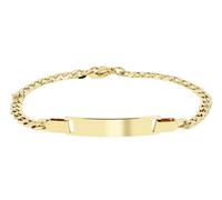 Armband ADELIA´S "Damen Armband - Panzerarmband aus Edelstahl 18 cm", gold, Armbänder, Damen, 18cm, Edelstahl, Armband, Ein Geschenk, das Freude macht (19302008-0) gold