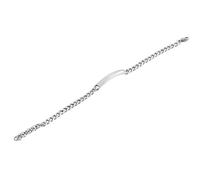 Armband ADELIA´S "Damen Armband - Panzerarmband aus Edelstahl 18 cm", silber, Armbänder, Damen, 18cm, Edelstahl, Armband, Zum Verschenken - ideal zum Valentinstag (99887325-0) silber