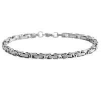 Armband ADELIA´S "Herren Armband aus Edelstahl 21,5 cm", silber, Armbänder, Herren, 22cm, Edelstahl, Armband, Zum Verschenken - passend für viele Anlässe (10141037-0) silber