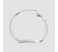 Armband ADELIA´S "Unisex Armband - Panzerarmband aus 925 Silber 14+3 cm", silber, Armbänder, Damen, 17cm, Silber 925 (Sterlingsilber), Armband, Schöne Geschenkidee zum Geburtstag (26707366-0) silber
