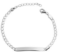 Armband ADELIA´S "Unisex Armband - Panzerarmband aus 925 Silber 17+3 cm", silber, Armbänder, Damen, 20cm, Silber 925 (Sterlingsilber), Armband, Ideal als Geschenk zum einen besonderen Tag (19003814-0)