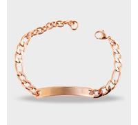 Armband ADELIA´S "Unisex Armband - Panzerarmband aus Edelstahl 16 cm", gold, Armbänder, Damen, 16cm, Edelstahl, Armband, Zum Verschenken - ideal zum einen besonderen Tag (96602407-0) gold