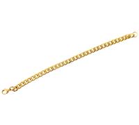 Armband ADELIA´S "Unisex Armband - Panzerarmband aus Edelstahl 21 cm", gold, Armbänder, Damen, 21cm, Edelstahl, Armband, Zum Verschenken an Menschen, die Ihnen am Herzen liegen (15604706-0) gold