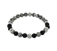 Amor Armband Herren, Grau, Echtschmuck 2040294