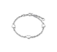 Amor Armband 925 Sterling Silber Mädchen Kinder Armschmuck, 12+2 cm, Silber, Herz, Kommt in Schmuck Geschenk Box, 9211364