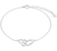 Armband Damen, Silber, 15 mm, Weiß, 1,3 mm 2017178