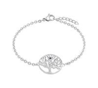 Amor Armband Damen, Silber, 18 mm, 1,8 mm, Edelstahl, Echtschmuck 2037042