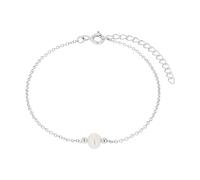 Armband AMOR "Schmuck Geschenk, Perle", silberfarben, weiß, Armbänder, Damen, 20cm, Silber 925 (Sterlingsilber), Armband, mit Süßwasserzuchtperle (82949821-0) silberfarben, weiß