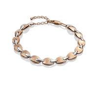 Armband aus 585er Rot-/Weißgold, Länge ca. 17-20 cm PLATINA