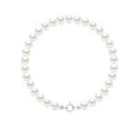 Armband aus echten Süßwasser-Zuchtperlen, halbrund, 5-6 mm Einheitsgröße