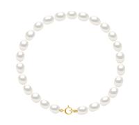 Armband aus echten Süßwasser-Zuchtperlen, Reiskorn 4-5 mm Einheitsgröße