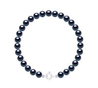 Armband aus echten Süßwasser-Zuchtperlen rund 5-6 mm Einheitsgröße