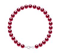 Armband aus echten Süßwasser-Zuchtperlen rund 6-7 mm Einheitsgröße