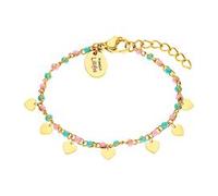 Prinzessin Lillifee Armband 2033365 aus Edelstahl mit Herzanhänger IP Gold