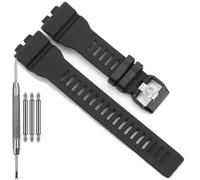Armband aus Kunstharz, kompatibel mit G-Shock GBA800UC-2A, blaues Uhrenarmband GBD-800 GBD800UC, Ersatzarmband (schwarz)