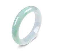 Armband aus natürlicher grüner Jade, echter runder Armreif der Güteklasse A, mit Schmuckschatulle und Zertifikat, für Muttertag