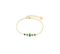 Armband aus vergoldetem Silber 20 gold|grün 6008969.19E0.20