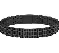 Armband BOSS "OWAN", schwarz, Armbänder, Damen, 19cm, Edelstahl, Armband (52953711-0) schwarz