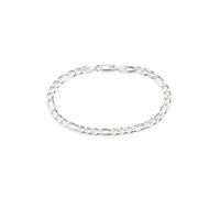 Armband BRUNO BANANI "Schmuck Geschenk Silber 925 Armschmuck Armkette Figarokette" Gr. 19, silber (silberfarben), Armbänder, Herren, 19, Silber 925 (Sterlingsilber), Armband (79310869-19) silberfarben