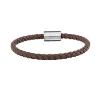 caï - Armband Leder, Edelstahl Herrenschmuck 1 ct Weiss Herren