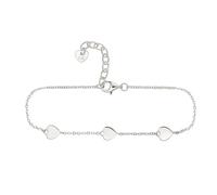 Armband CAÏ, weiß, Armbänder, Damen, 16+3cm, Silber 925 (Sterlingsilber), glänzend, Armband (66364838-0) weiß