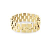 Armband CALVIN KLEIN "Schmuck Edelstahl Armschmuck Gliederkette", gold (gelbgoldfarben), Armbänder, Damen, 18,5cm, Edelstahl, Armband (11008522-0) gelbgoldfarben
