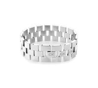Armband CALVIN KLEIN "Schmuck Edelstahl Armschmuck Gliederkette", silber (edelstahlfarben), Armbänder, Damen, 18,5cm, Edelstahl, Armband (95080725-0)