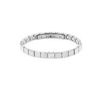 Armband CALVIN KLEIN "Schmuck Edelstahl Armschmuck Gliederkette SQUARES", silber (edelstahlfarben), Armbänder, Herren, 19,5cm, Edelstahl, Armband (93452357-0) edelstahlfarben