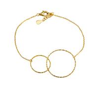 Armband CELESTA, silber (silbergrau), Armbänder, Damen, 17+2cm, Silber 925 (Sterlingsilber), glitzernd, Armband (24877102-0) silbergrau