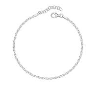 Armband CELESTA, weiß, Armbänder, Damen, 17cm, Silber 925 (Sterlingsilber), glitzernd, Armband (55218158-0) weiß