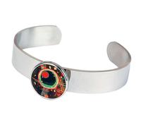 Armband DEMARIE "Edelstahl mit Silber-/Goldeinlage", bunt (mehrfarbig), Armbänder, Damen, 18cm, Edelstahl, glänzend, Armband (54671005-0) mehrfarbig