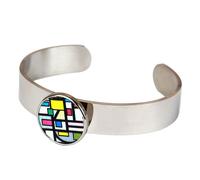 Armband DEMARIE "Edelstahl mit Silber-/Goldeinlage", bunt (mehrfarbig), Armbänder, Damen, 18cm, Edelstahl, glänzend, Armband (15840955-0) mehrfarbig