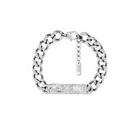 Armband DIESEL "Diesel Font", edelstahlfarben, Armbänder, Damen, 22cm, Edelstahl, Armband (41940163-0) edelstahlfarben