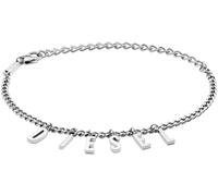 Armband DIESEL "Schmuck Geschenk Edelstahl Armschmuck STEEL", silber (edelstahlfarben), Armbänder, Damen, 25cm, Edelstahl, Armband (77965633-0) edelstahlfarben