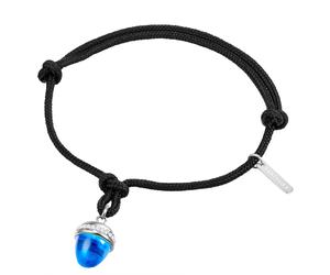 Armband EASTSIDE "ES393", blau (schwarz, blau), Armbänder, Damen, Edelstahl, Armband, mit Preciosa (76748211-0) schwarz, blau