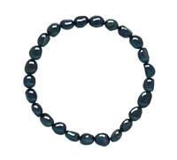 Armband Echte Süßwasser-Zuchtperlen barock 6-7 mm - 925er Silber - 18 cm