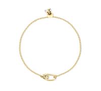 Armband ECHTZEIT "Schmuck Geschenk Edelstahl Armkette Like Diamonds Tropfen", gold (gelbgoldfarben, kristallweiß, kristallweiß), Armbänder, Damen, 22cm, Edelstahl, Armband, mit Zirkonia (synth.) (9159