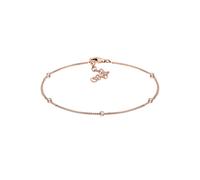 Armband ELLI "Basic Kristalle ROSÉGOLD", rosa (rosegold), Armbänder, Damen, 19cm,mit Steinen, Silber 925 (Sterlingsilber), Armband (22905145-0) rosegold