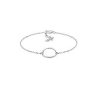 Armband ELLI "Kreis Schlicht 925 Silber" Gr. 16, silber, Armbänder, Damen, 16cm, ohne Stein, Silber 925 (Sterlingsilber), Armband (788723-16) silber