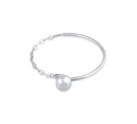 Armband ELLI PREMIUM "Armreif Plättchen Kugel Vintage Kette 925 Silber" Gr. 16, silber, Armbänder, Damen, 16cm, ohne Stein, Silber 925 (Sterlingsilber), Armband (55730904-16)