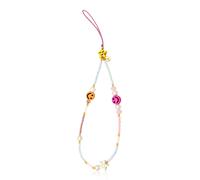 Armband ELLI "Schmuckzubehör Beads Phone Kette Smiling 925 Silber", Damen, Gr. 19cm, ohne Stein, Silber 925 (Sterlingsilber), bunt, Armbänder Armband (18921836-19)