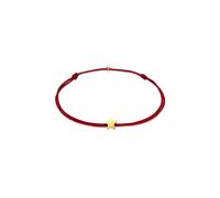 elli. Armband Stern Astro Textilband 925 Silber, rot Dunkelrot